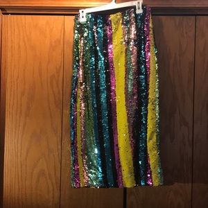 Multicolored sequin skirt! FIRM PRICE